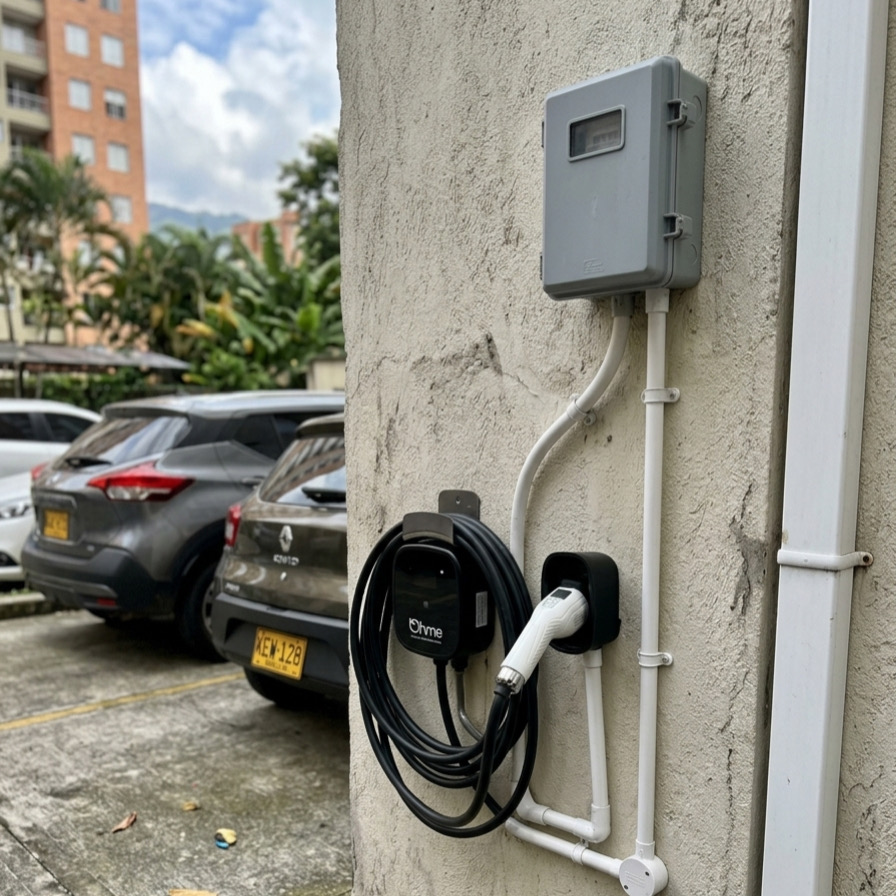 Cargador eléctrico Laureles Medellín