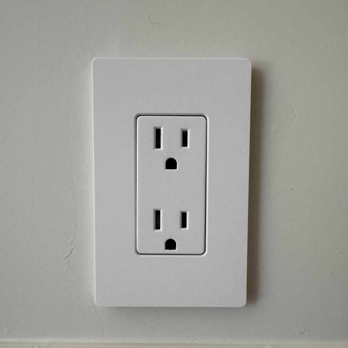 Toma corriente instalada